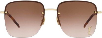 Picture of Yves Saint Laurent SL 312 M 008 Gold-Gold-Brown