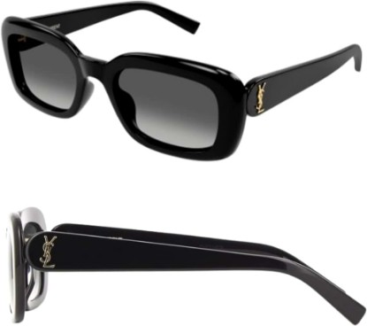 Picture of SAINT LAURENTSL SL M130 YSL Logo Oval Shape Sunglasses with eSHADES Luxury Eyewear Kit Bundle