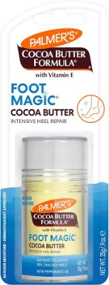 Picture of Palmer's Intensive Heel Repair Foot Balm Stick with Cocoa Butter (0.9 Oz) | A no mess applicator stick with Shea Butter and Peppermint Oil to soften calluses and dry, cracked feet for 48 hour moisture
