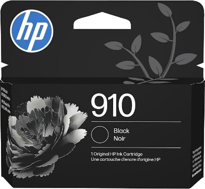 Picture of HP 910 Black Ink Cartridge | Works with OfficeJet 8010, 8020 Series, OfficeJet Pro 8020, 8030 Series | Eligible for Instant Ink | 3YL61AN ECOLOGO