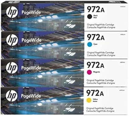 Picture of Hp BND00335 972A Original PageWide Cartridge 4-Color Set