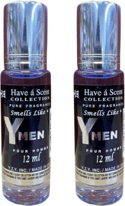 Picture of E de B Fragrance Perfume smell like YSL Y M Roll On Oil 12ml (Pack of 2)