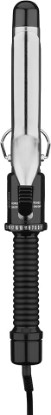 Picture of Conair Curling Iron​, Fine to Thick Hair, 1-in. Barrel, Black/Silver | Hair curler with multi-layer technology for tight curls and loose waves, 25 heat settings up to 400°F, and 60-second heat-up