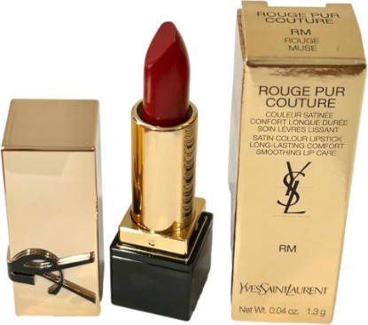 Picture of Yves Saint Laurent YSL Rouge Pur Couture Lipstick Color # RM ROUGE MUSE (RED) (MINI/SMALL/SAMPLE SIZE/TRAVEL SIZE) 0.04 OZ / 1.3 G - 6078