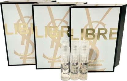 Picture of Yves Saint Laurent YSL Libre EDT Sample Women Perfume 1.2 ml / 0.04 oz - set of 3