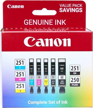 Picture of Canon PGI-250/ CLI-251 5 Color Amazon Pack