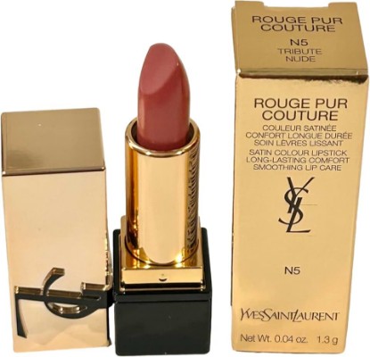 Picture of Yves Saint Laurent YSL Rouge Pur Couture Lipstick Color # N5 TRIBUTE NUDE (MINI/SMALL/SAMPLE SIZE/TRAVEL SIZE) 0.04 OZ / 1.3 G - 2139