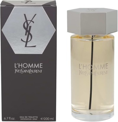 Picture of Yves Saint Laurent L'homme Eau de Toilette Spray for Men, 6.7 Ounce, Multicolor