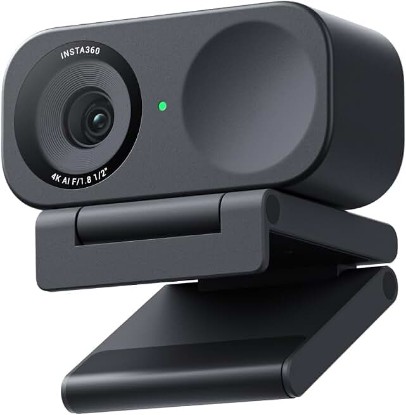 Picture of Insta360 Link 2C - 4K Webcam for PC/Mac, 1/2" Sensor, Auto Framing, HDR, AI Noise-Canceling Mic, Gesture Control for Streaming, Video Calls, Gaming, Works with Zoom, Teams, Twitch & More ClimatePartner certified