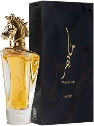 Picture of Lattafa Maahir for Unisex Eau de Parfum Spray, 3.4 Ounce / 100 ml