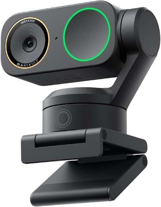 Picture of Insta360 Link 2 Pro – 4K PTZ Webcam for PC/Mac, 1/1.3” Sensor, Low-Light, AI Tracking, HDR, Directional Noise-Canceling Mics, Supports Stream Deck, Zoom, Teams, Twitch for Streaming or Meetings ClimatePartner certified