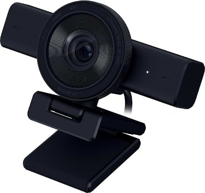 Picture of Razer Kiyo V2 Webcam for Streaming and Collaboration 4K 30Fps, Black | AI Powered Auto-Framing, Built-in Microphone, Ultrawide Angle Lens, Privacy Cover, Works with OBS, Discord, Zoom, Teams
