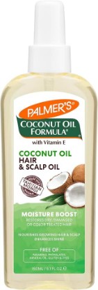 Picture of Palmer's Moisture Boost Hair & Scalp Restorative Coconut Oil (5.1 Oz) | Restores Dry, Damaged or Color-Treated Hair, Promotes Scalp Health, Lightweight & Gentle, Lasting Hydration and Shine