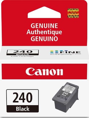 Picture of Canon PG-240 Genuine Black Ink Cartridge, Compatible with MG2120/3120/4120, MX512/432/472/372/392/522/532/452, MG2220/3220/4220/3520/3620, TS5120