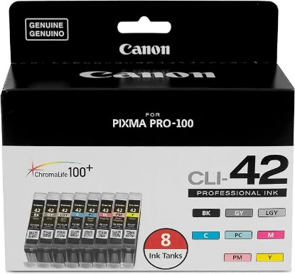 Picture of Canon CLI-42 Genuine Eight Color Pack, Compatible with PIXMA PRO-100 Printers