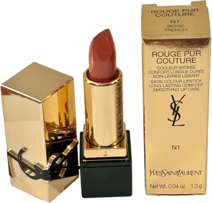 Picture of Yves Saint Laurent YSL Rouge Pur Couture Lipstick Color # N1 BEIGE TRENCH (MINI/SMALL/SAMPLE SIZE/TRAVEL SIZE) 0.04 OZ / 1.3 G - 2122