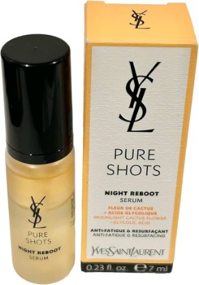 Picture of Yves Saint Laurent YSL PURE SHOTS Night Reboot Serum Anti-Fatigue & Resurfacing MINI Travel Size 7 ml / 0.23 fl oz. - 3459