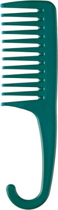 Picture of Conair Detangle & Smooth Shower Comb with Hook, Detangler Hair Comb for Women and Men, Wide-Spaced Teeth for Any Hair Type Wet or Dry, Distributes Conditioner, Teal Green