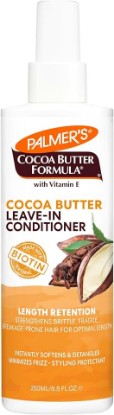 Picture of Palmer's Cocoa Butter & Biotin Length Retention Leave-In Conditioner 8.5 Oz | Styling Protectant, Strengthens, Minimizes Frizz, Detangles Hair, Silky, Smooth, Ready for Styling, All Curly Hair Patterns