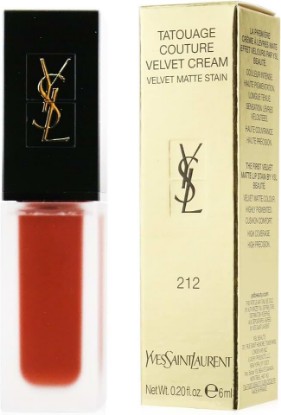Picture of Tatouage Couture Velvet Cream Liquid - 212 Rouge Rebel by Yves Saint Laurent for Women - 0.2 oz Lipstick