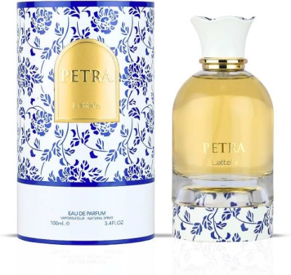 Picture of Lattafa Petra Eau de Parfum Spray for Women - 100ml (3.4 Oz) | Tropical, Floral, Fruity & Sweet Fragrance | Long-Lasting Luxury Perfume