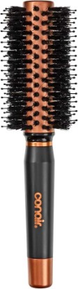 Picture of Conair Round Hair Brush, Quick Dry Copper, Boar & Nylon Bristles | Nylon and boar bristle hair brush with copper coating for better heat transfer, ideal hairbrush for blow drying and styling