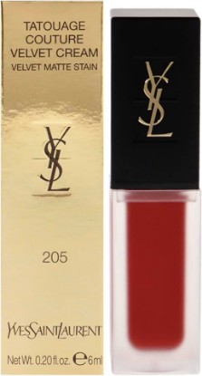 Picture of Tatouage Couture Velvet Matte Cream - 205 Rouge Clique by Yves Saint Laurent for Women - 0.2 oz Lipstick