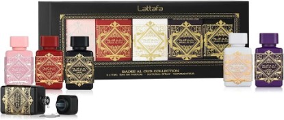 Picture of Lattafa Bade'e Al Oud Collection – 5 × 5 ml Eau de Parfum Gift Set for Unisex (Honor & Glory + Sublime + Amethyst + Oud for Glory + Noble Blush)