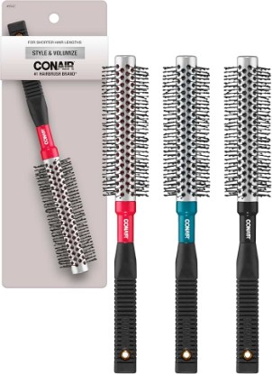 Picture of Conair Style & Volumize Metal Round hair brush - Blow Drying brush - Hairbrush for Short Hair Length - Color at random -1 Count