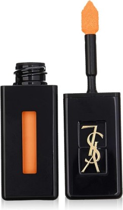 Picture of YVES SAINT LAURENT Vernis A Levres Vinyl Cream Lip Stain, 408 Corail Neo-pop, 0.18 Ounce