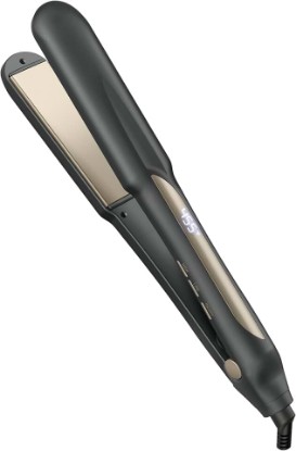 Picture of Infiniti PRO CONAIR Tourmaline Ceramic 1 ¼-Inch Flat Iron Digital Hair Straightener, 1 ¼-Inch Flat Iron to Straighten or Curl, 5 Heat Settings, for All Hair Types and Textures, Dark Gray