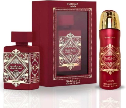 Picture of Lattafa Bade'e Al Oud Sublime - EDP Spray 100ML (3.4 OZ) & Deodorant Spray 200ML (6.7 OZ) Experience The Luxury of Woody & Aromatic Fragrance. (Value Pack)