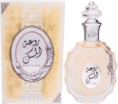 Picture of Lattafa Perfumes Rouat Al Musk for Unisex Eau de Parfum Spray, 3.40 Ounces / 100 ml