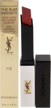 Picture of Rouge Pur Couture The Slim Sheer Matte Lipstick - 112 Raw Rosewood by Yves Saint Laurent for Women - 0.07 oz Lipstick