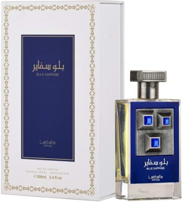 Picture of Lattafa Blue Sapphire Eau De Parfum Spray for Unisex, 3.4 Ounce