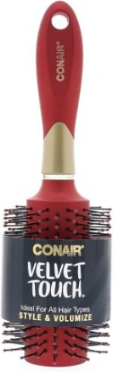 Picture of Conair Velvet Touch Round Blow Dry Brush 1 ea (Pack of 3)