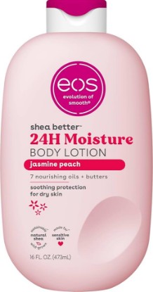 Picture of eos Shea Better 24H Moisture Body Lotion- Jasmine Peach, 16 fl oz