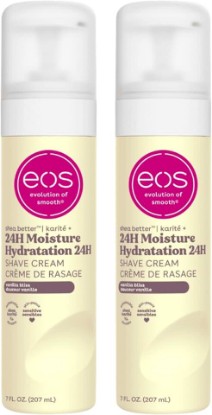 Picture of eos Shea Butter Shave Cream- Vanilla Bliss, 24H Moisture, 7 fl oz, 2 Pack