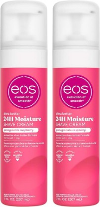 Picture of eos Shea Better Shaving Cream- Pomegranate Raspberry, 7 fl oz, 2-Pack