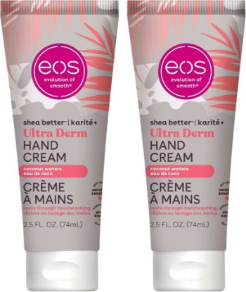 Picture of eos Shea Better Hand Cream - Coconut Hand Lotion and Skin Care | Instant Hydration + Lasting Protection | 2.5 oz (Pack of 2)