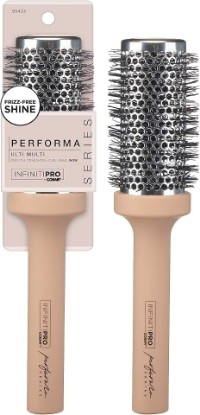 Picture of InfinitiPro by Conair - Hair Brush - Round Brush - Round Brush for Blow Out - Designed to Retain Heat and Optimal Airflow - Performa Series