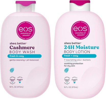 Picture of eos Shea Better Body Lotion+ Body Wash, Fresh & Cozy