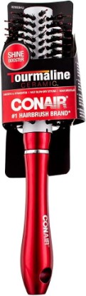 Picture of Conair Tourmaline Ceramic Straighten & Add Shine Round Hair Brush