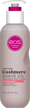 Picture of eos Cashmere Shave Oil – Coconut Waters, Moisturizing Shave Oil, 6 oz