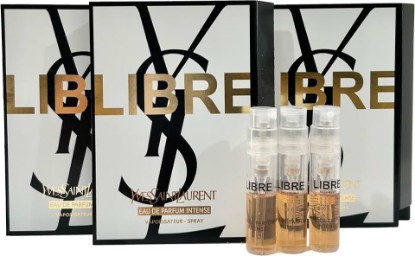 Picture of Yves Saint Laurent YSL Libre EDP INTENSE Sample Women Perfume 1.2 ml / 0.04 oz - set of 3