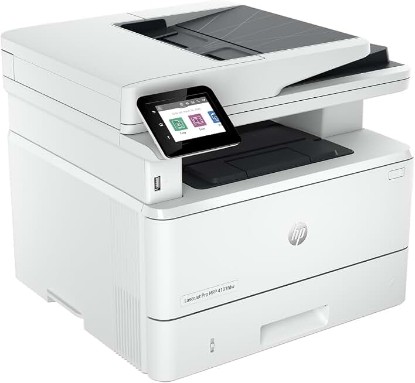 Picture of HP Laserjet Pro MFP 4101fdw Wireless Black & White All-in-One Laser Printer, Scanner, Copier, Fax, Best-for-Office (2Z619F) Global Recycled Standard ENERGY STAR EPEAT