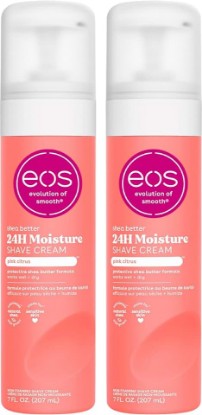 Picture of eos Shea Better Shave Cream- Pink Citrus, Shea Butter Skincare, Shaving Cream for Women, 7 fl oz, 2-Pack