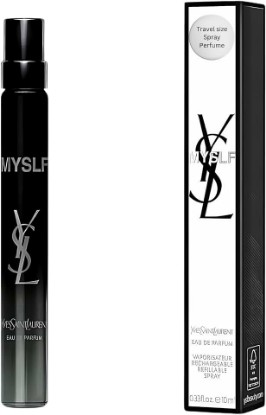 Picture of YSL Myslf Men 0.33 oz Eau de Parfum Refillable Travel Spray | REFILLABLE TRAVEL SPRAY - Compact 0.33 oz size is perfect for travel, your gym bag, or daily touch-ups.