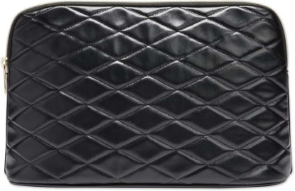 Picture of Conair Makeup Bag, Cosmetic Bag - Great for Makeup Brushes or Cosmetics, Perfect Size for Tote Bag or Carry-On, Organizer Shape in Black Diamond Quilt Pattern