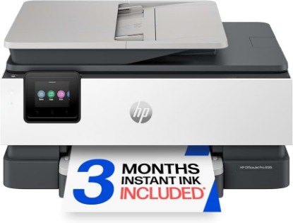 Picture of HP OfficeJet Pro 8125 Wireless All-in-One Color Inkjet Printer, Print, Scan, Copy, ADF, Duplex Printing Best-for-Home Office, 3 Month Trial of Instant Ink Included, AI-Capable (C2VJ4A)